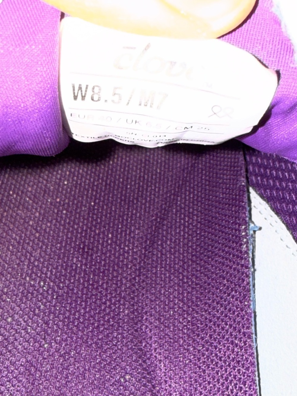 Clove Women's Lavender Athletic Sneakers with Deep Purple Accents - Picture 9 of 9